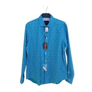 𝅺nwt- Egara Modern Fit Stretch Long sleeve button up Shirt